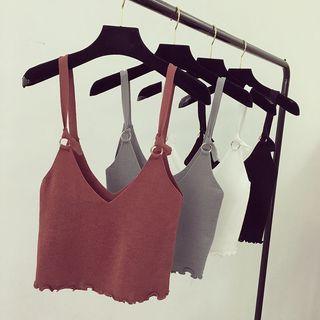 Ring Detail V-neck Camisole Top