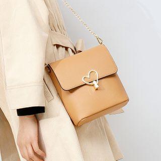 Heart Accent Bucket Bag