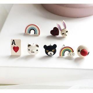 Glaze Cartoon Earring (various Designs)