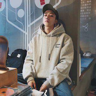 Dual-hood Embroidered Hoodie