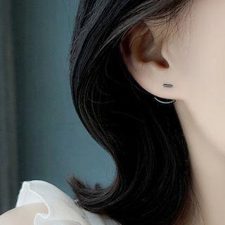Curve Sterling Silver Swing Earring