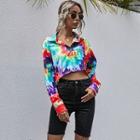 Tie-dyed Cropped Shirt
