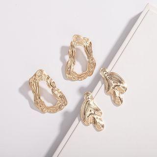 Shirred Stud Earring (various Designs)