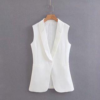 One-button Vest