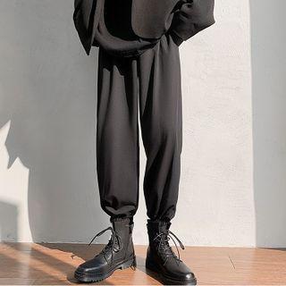 Wide Leg Jogger Dress Pants