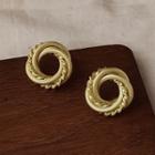 Geometric Alloy Earring 1 Pair - A451 - Gold - One Size