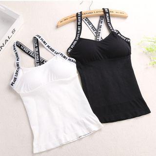 Letter Strap Top
