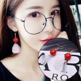 Bead Petal Fringed Earring