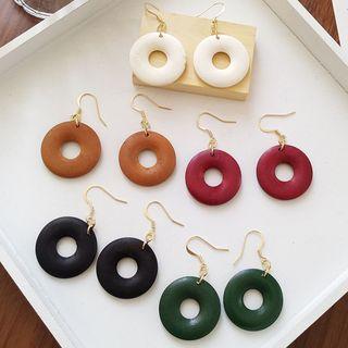 Wooden Mini Hoop Earring
