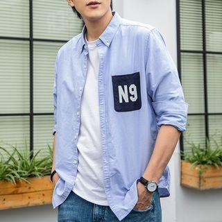 Contrast Pocket Oxford Shirt