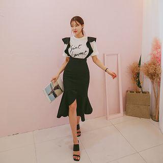 Detachable-suspender Long Mermaid Dress