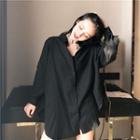 Long-sleeve Shirt Black - One Size