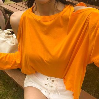Slit-shoulder Top