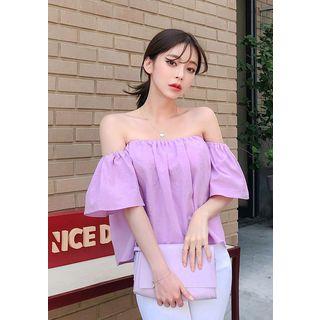 Off-shoulder Swing Top