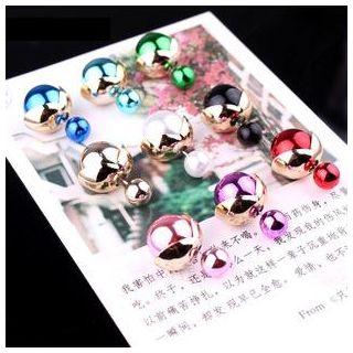 Metallic Beaded Earrings