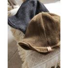 Wool Blend Knit Bucket Hat