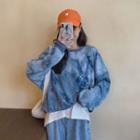 Tie Dye Loose-fit Sweatshirt