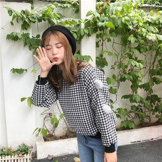 Furry Ball Accent Sweatshirt