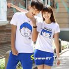 Couple Short-sleeve Printed T-shirt
