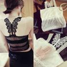 Sleeveless Lace Padded Top