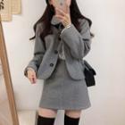 Plain Jacket / Skirt