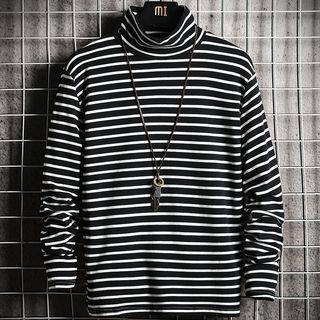 Mock-neck T-shirt (various Designs)