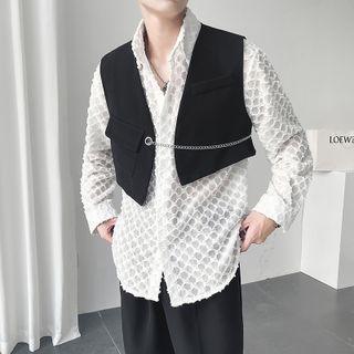 Chained Vest Black - One Size