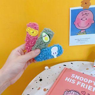 Cartoon Chenille Hair Clip