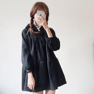 Animal Ear Long-sleeve Hoodie Dress