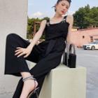 Sleeveless Bow Jumpsuit