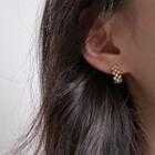 Beaded Dangle Earring 1 Pair - S925 Silver Needle Earrings - One Size