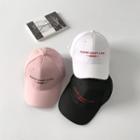 Embroidery Lettering Baseball Cap