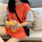 Mock Tow-piece Short-sleeve T-shirt