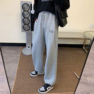 Letter Print Sport Pants