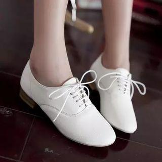 Plain Lace Up Shoes