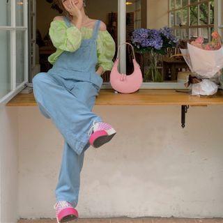 Jumper Jeans / Elbow-sleeve Top