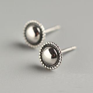 Round Earring One Size - 925 Silver