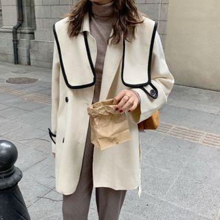 Single Breasted Collared Coat
