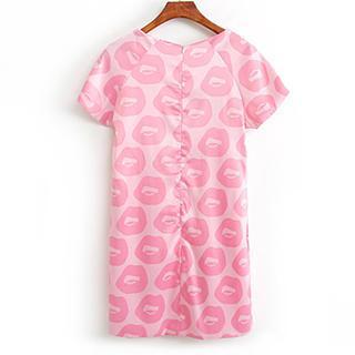 Print Short-sleeve Dress