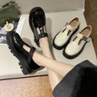 Platform T-strap Mary Jane Shoes