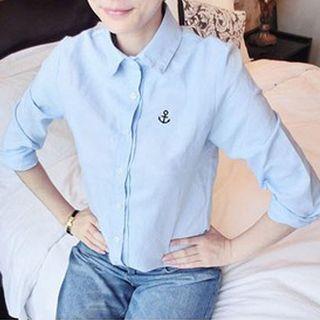 Anchor Embroidered Shirt