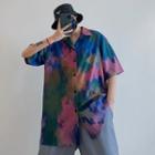 Color-block Oversized Shirt