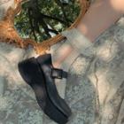 Flower Trim Bow Stocking
