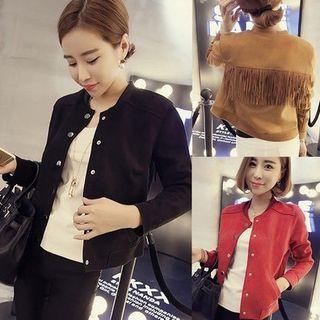 Fringed Button Jacket