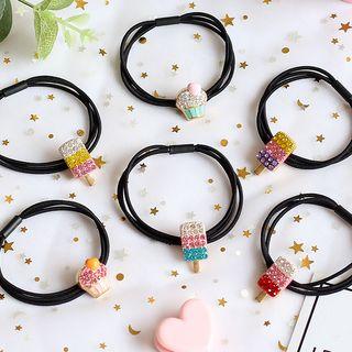Rhinestone Dessert Hair Tie (various Designs)
