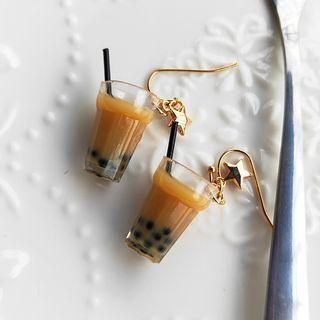 Bubble Tea Resin Dangle Earring