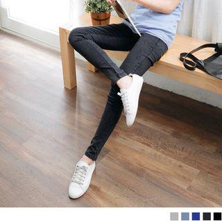 Flakes Skinny Denim Jegging Pants