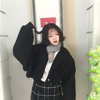 Check Knit Jacket