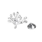 Fashion Elegant Tree Of Life Brooch Silver - One Size