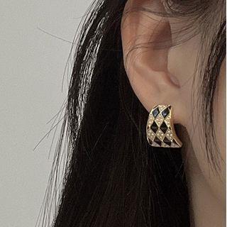 Argyle Alloy Cuff Earring